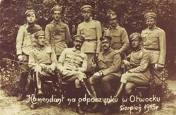 Pisudski w Otwocku w 1915