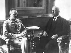 Jzef Pisudski i Gabriel Narutowicz