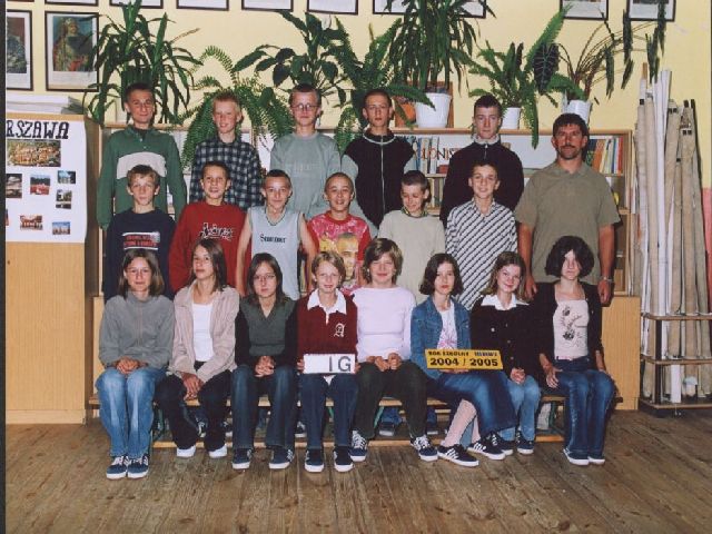 Klasa I gimnazjum - rok szkolny 2004/2005